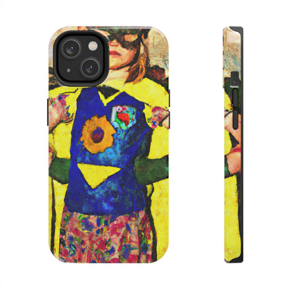 "Heroic Arise: Der Aufstieg eines tapferen jungen Mädchens" - Die Alien Tough Phone Cases