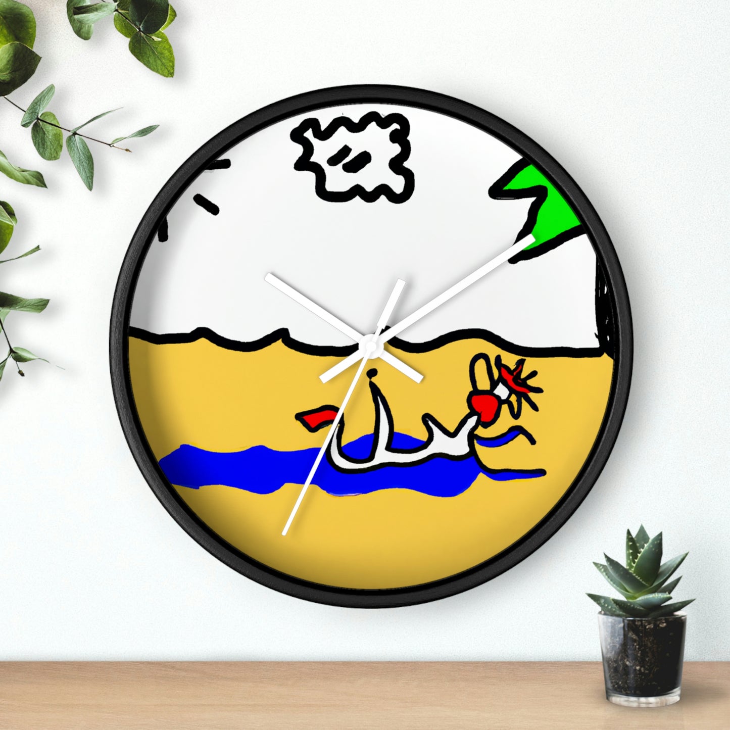 Mermaid's Solitude Island. - The Alien Wall Clock