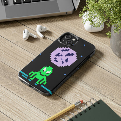 "Testigo solitario del cielo nocturno" - The Alien Tough Phone Cases Pixel Art