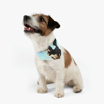 "Alone on the Hilltop: The Tale of a Solitary Gargoyle" - The Alien Pet Bandana Collar