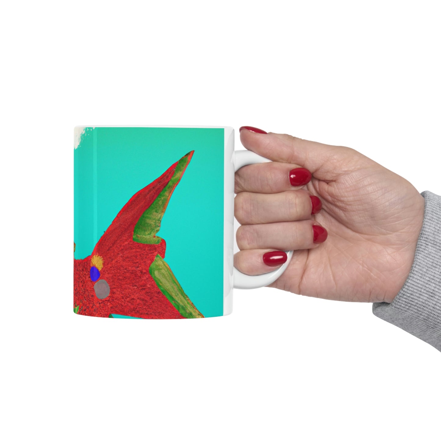 The Mysterious Flying Fish and Its Enigmatic Secret - The Alien Ceramic Mug 11 oz