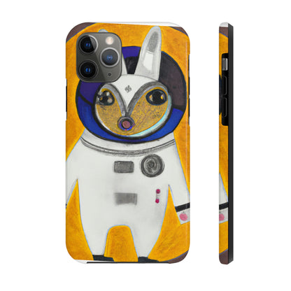 "Hopping to the Moon: Die weltraumgebundenen Abenteuer eines schelmischen Kaninchens". - Die Alien Tough Phone Cases