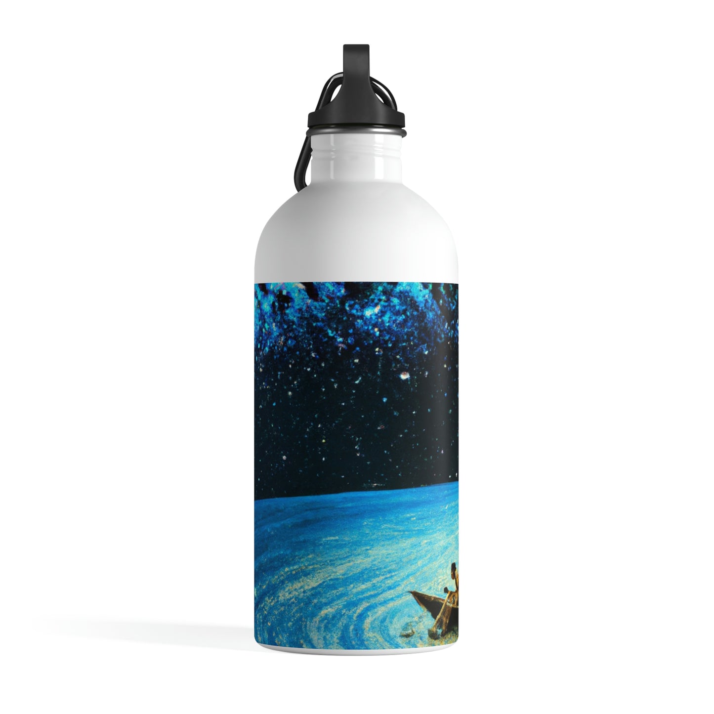 "Eine Reise des Sternenlichts". - Die Alien-Edelstahl-Wasserflasche