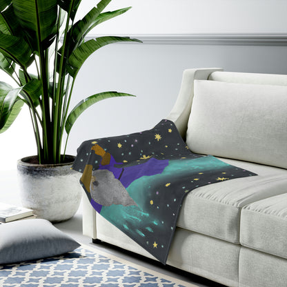 "The Star-Crossed Wizard" - The Alien Velveteen Plush Blanket