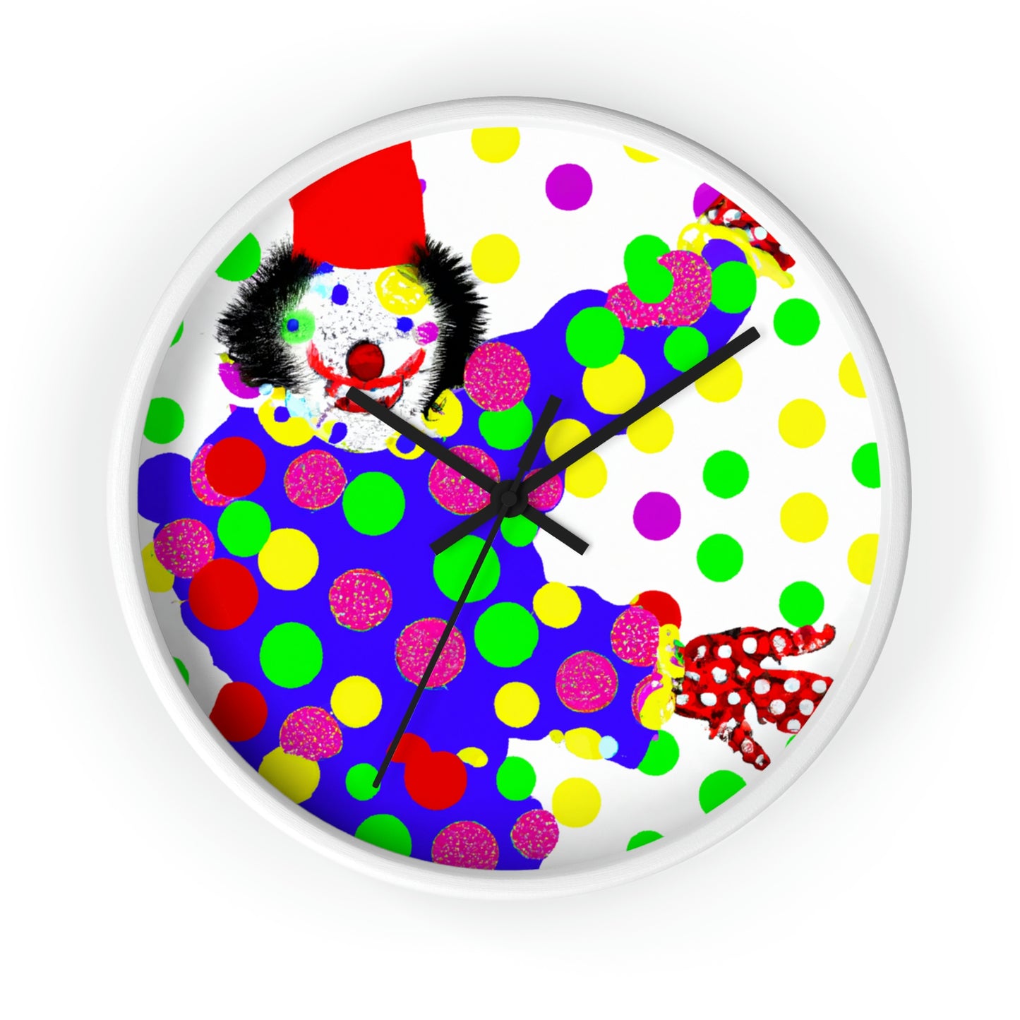 "Clowning Around in the Cold: A Winter Glove Story" - The Alien Wall Clock