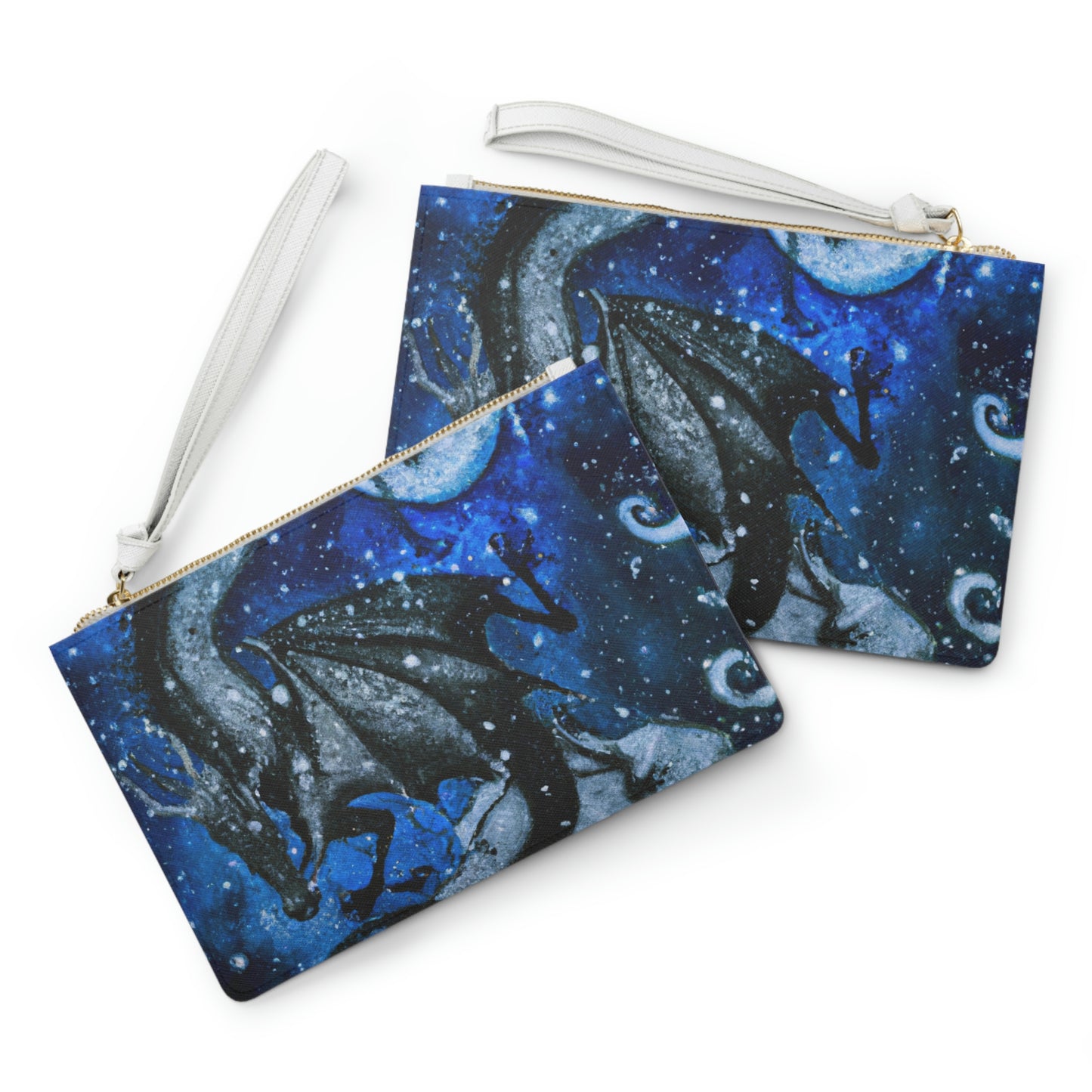 "Frosted Moonlight Dragon" - Die Alien Clutch Bag