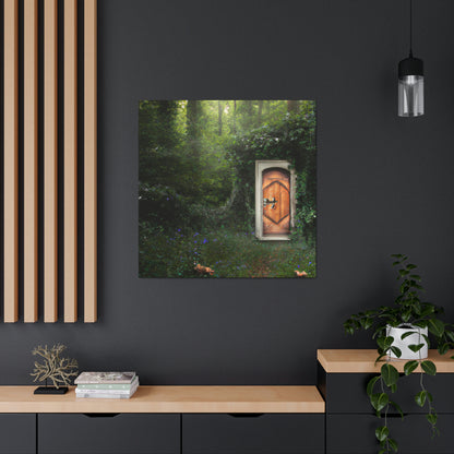 The Magical Door in the Woods - The Alien Canva