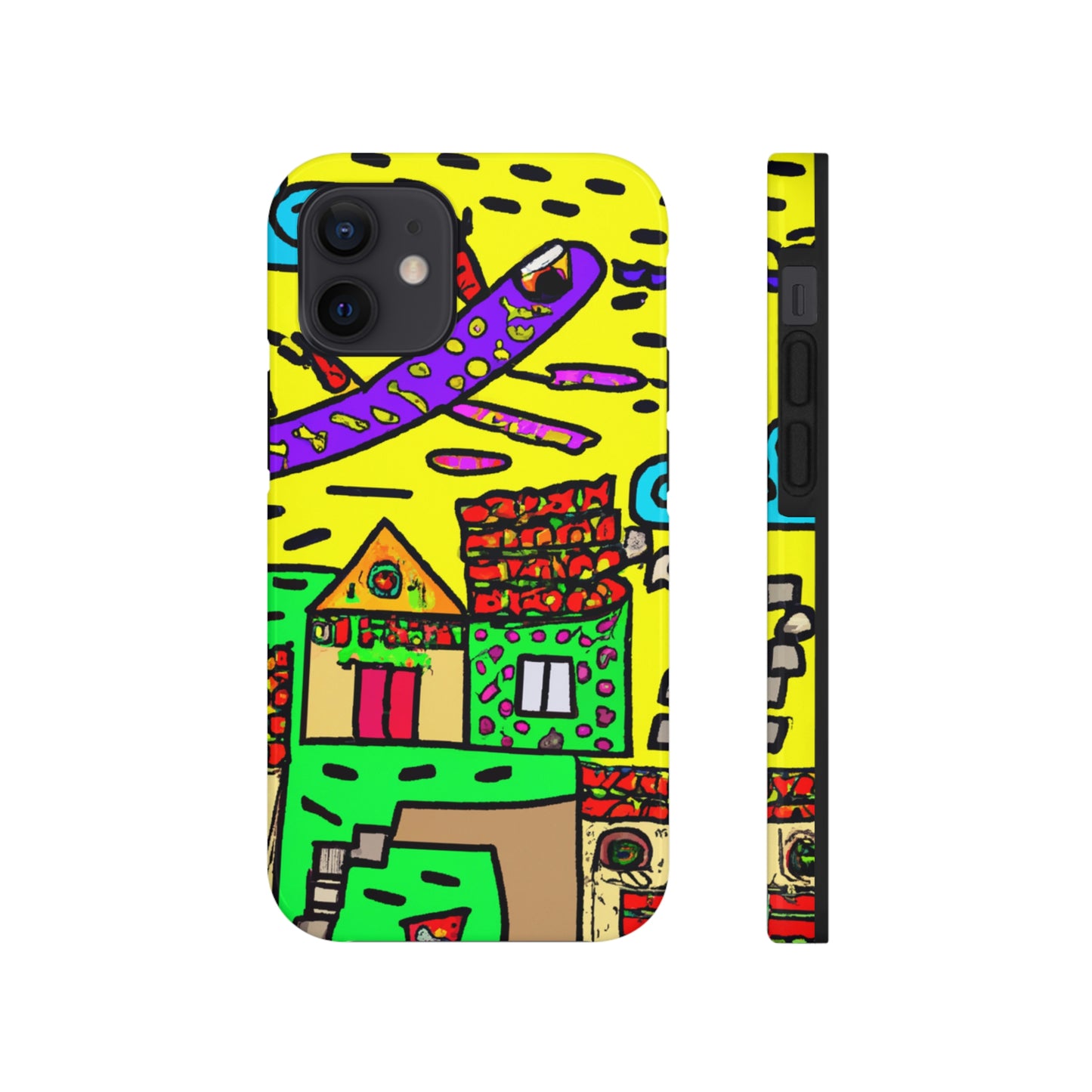 "A Slumbering Village of the Soaring Dragon" - The Alien Tough Phone Cases