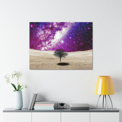 "Árbol solitario de polvo de estrellas" - The Alien Canva