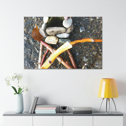 "A Walk in Nature's Sculpture Garden" - Canvas