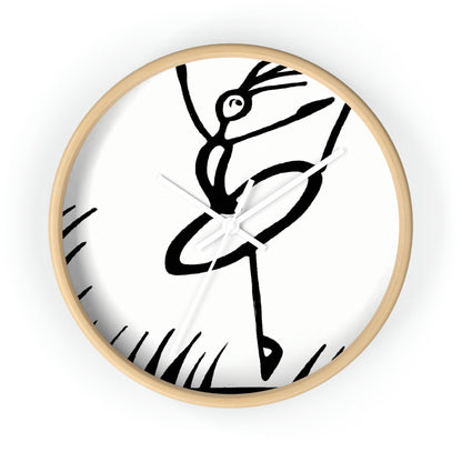 "Ballet on a Blade: A Ballerina's Spin" - El reloj de pared alienígena