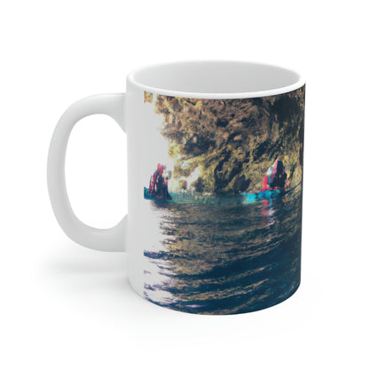 The Diving Depths of the Oceanic Cave - The Alien Ceramic Mug 11 oz