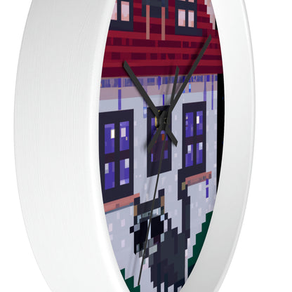 "Caper in the Mansion: A Raccoon's Adventure" - The Alien Wall Clock