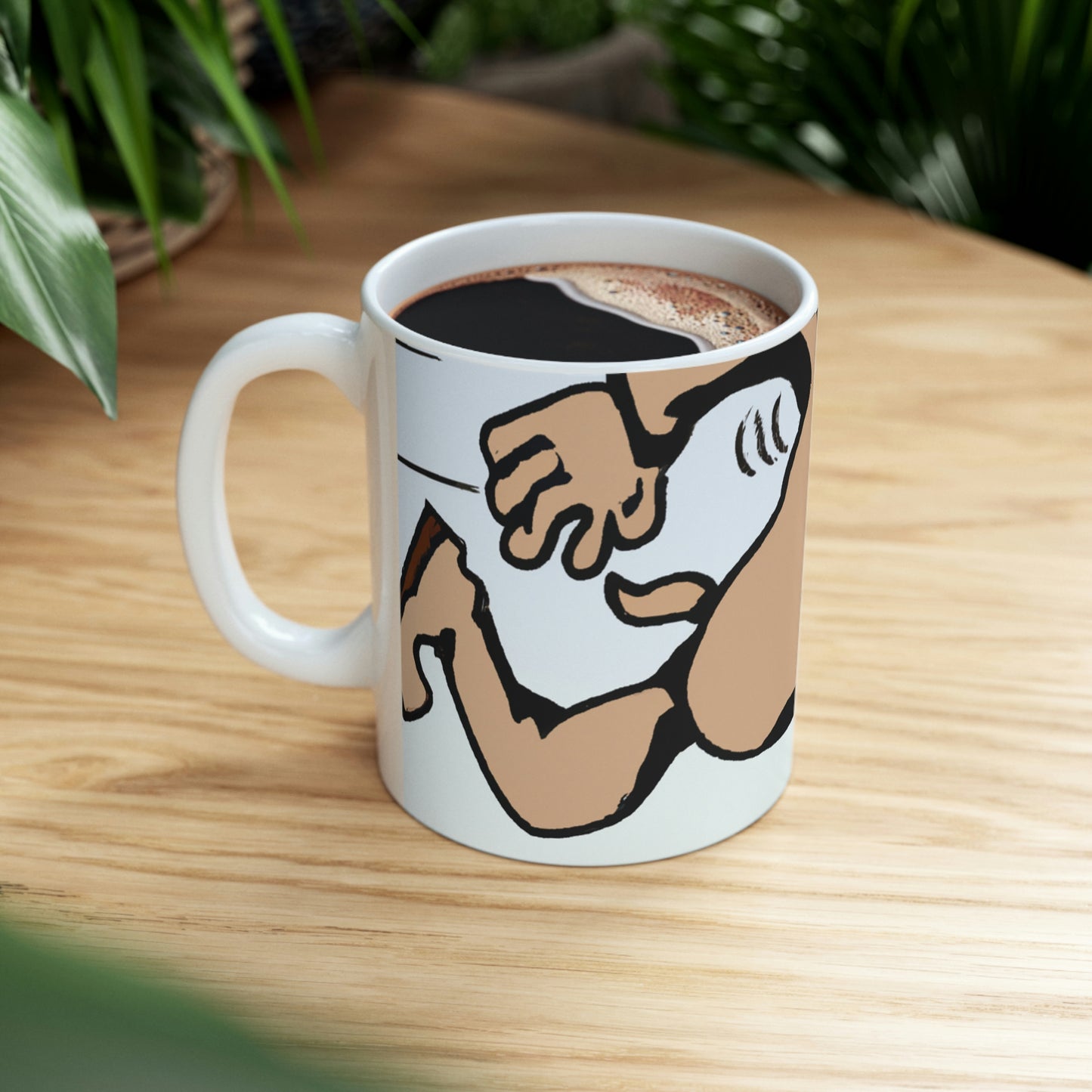 "The Great Hare-Racing Rush." - The Alien Ceramic Mug 11 oz