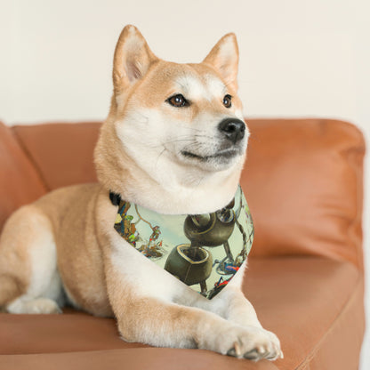 Robot Rejuvenates the Wilds - The Alien Pet Bandana Collar