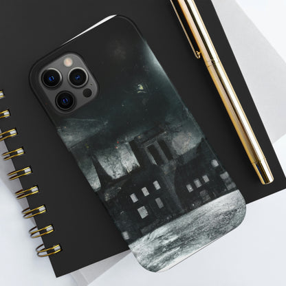 "Nocturno luminoso: una ciudad iluminada por la luz de la luna" - The Alien Tough Phone Cases