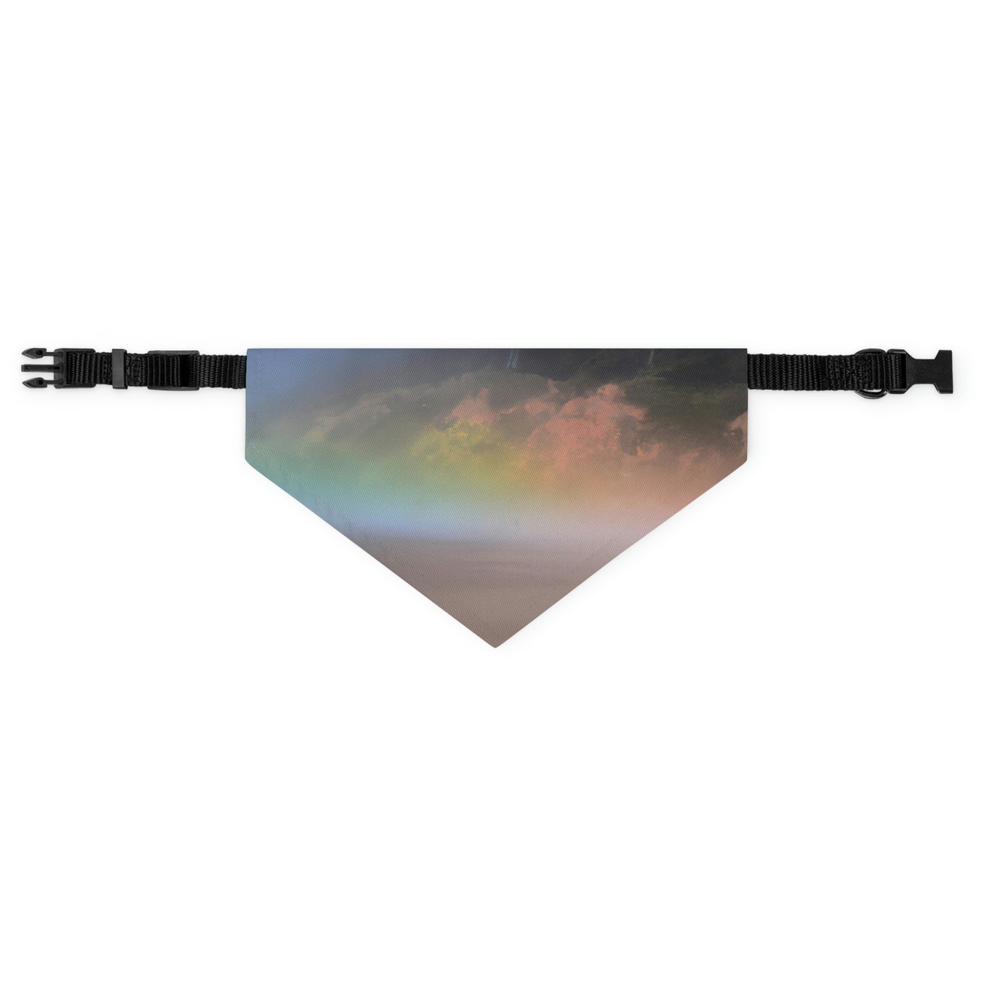 "A Painted Reflection of Solitude" - The Alien Pet Bandana Collar