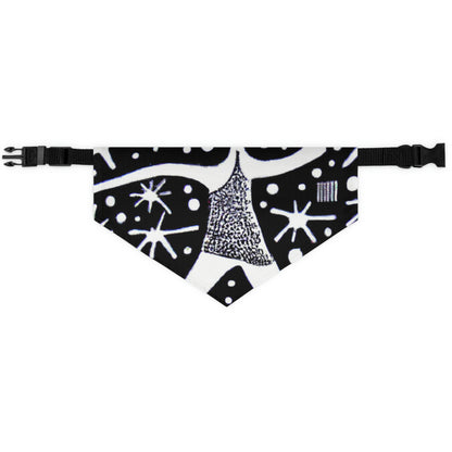 „Dancing Among the Galactic Light“ – Das Alien-Haustier-Bandana-Halsband