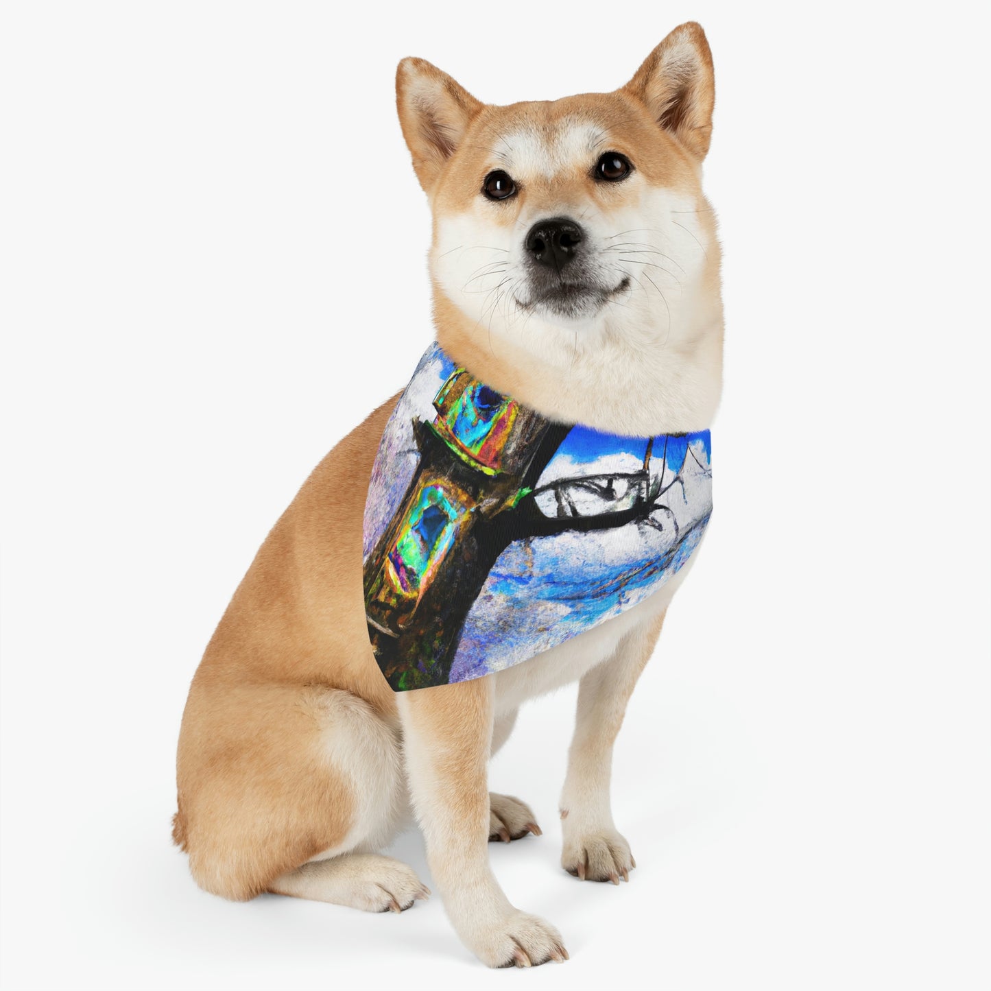 "Forgotten Secrets of the Springtime Forest" - The Alien Pet Bandana Collar