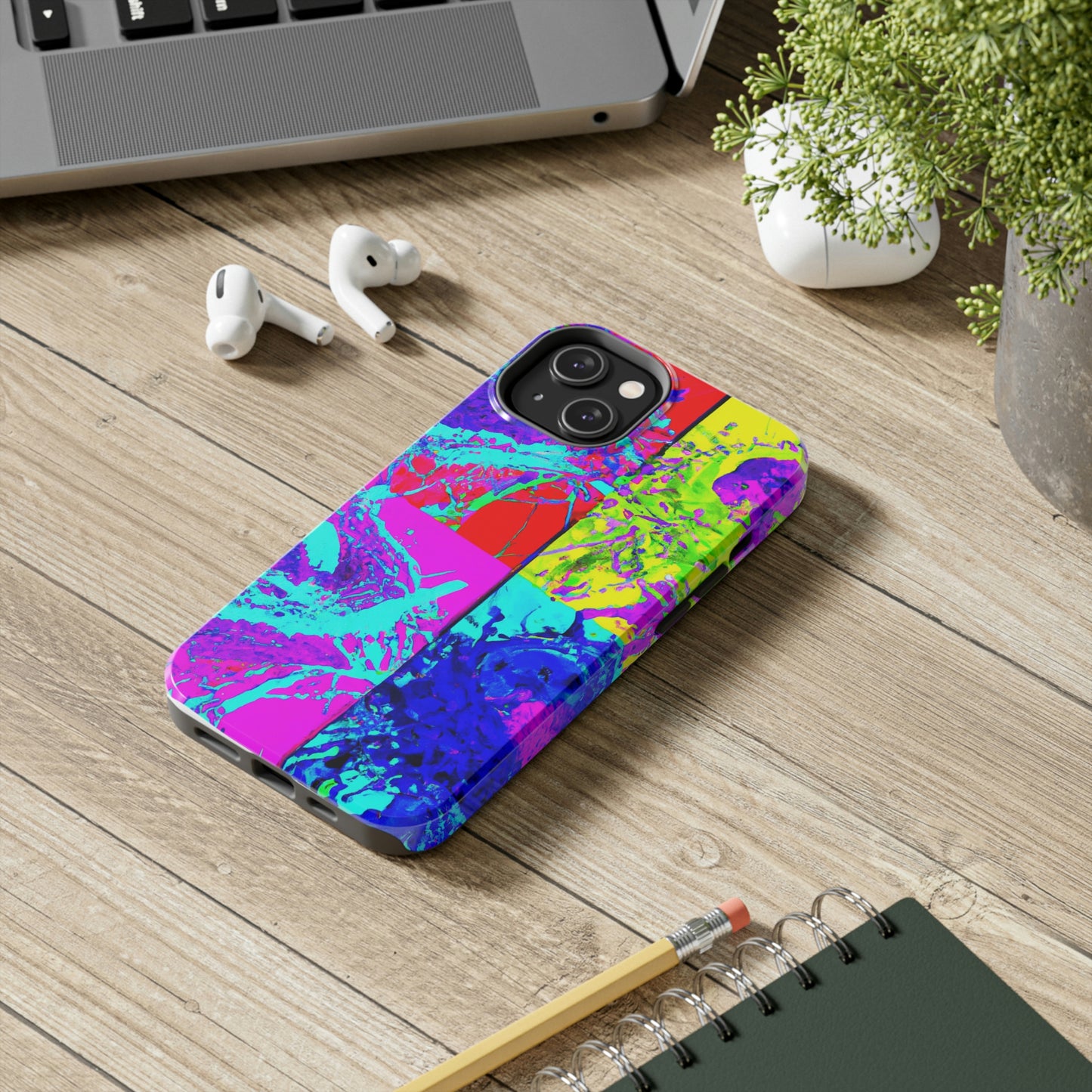 "Ein Regenbogen aus gefiederten Freunden" - Die Alien Tough Phone Cases