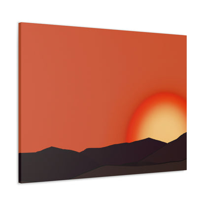 Sunset Artist. - Canvas