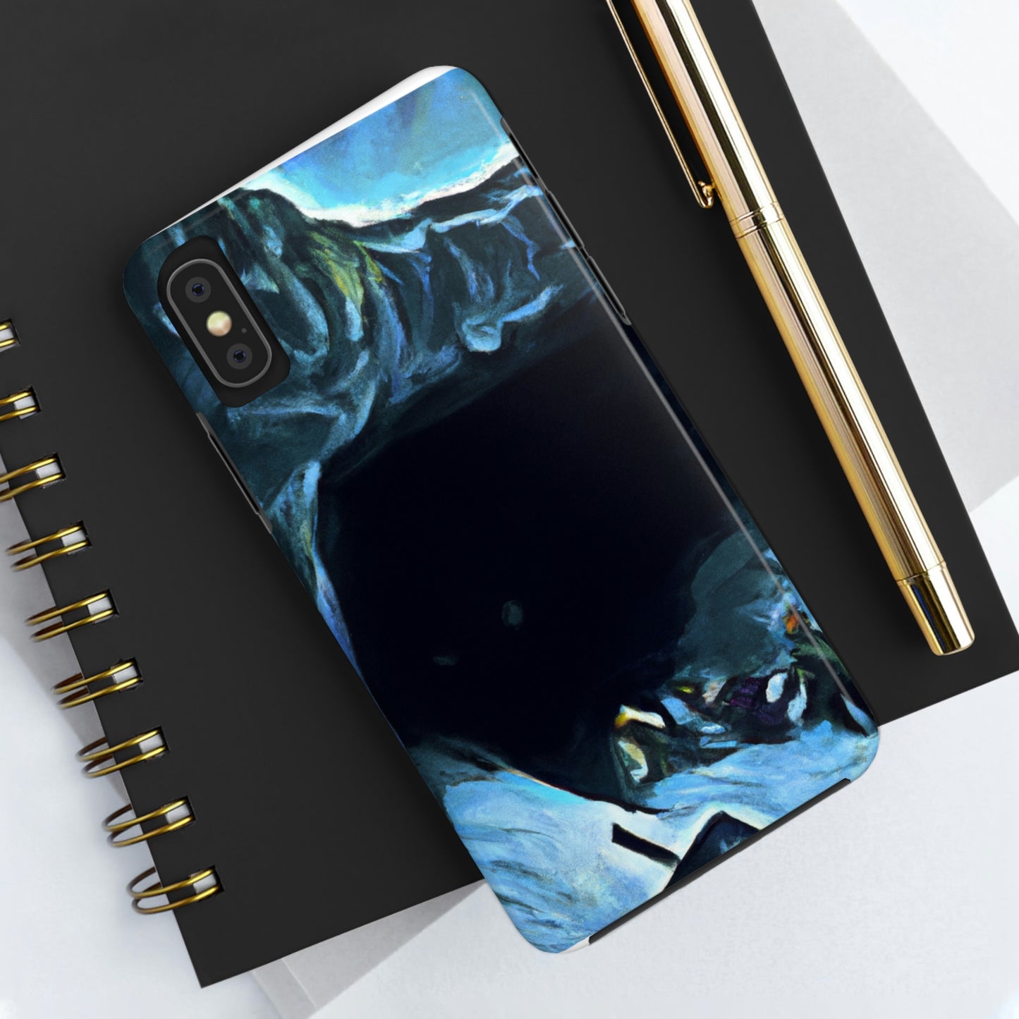 "Escape from the Icy Depths" - The Alien Tough Phone Cases