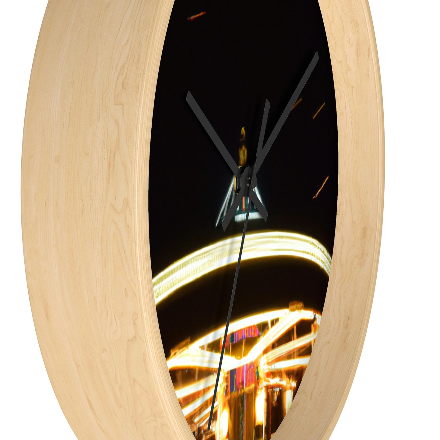 "Carousel Nights: A Glimmer of Starlight" - The Alien Wall Clock