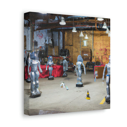 "Dancing with Machines: A Warehouse Musical" - The Alien Canva