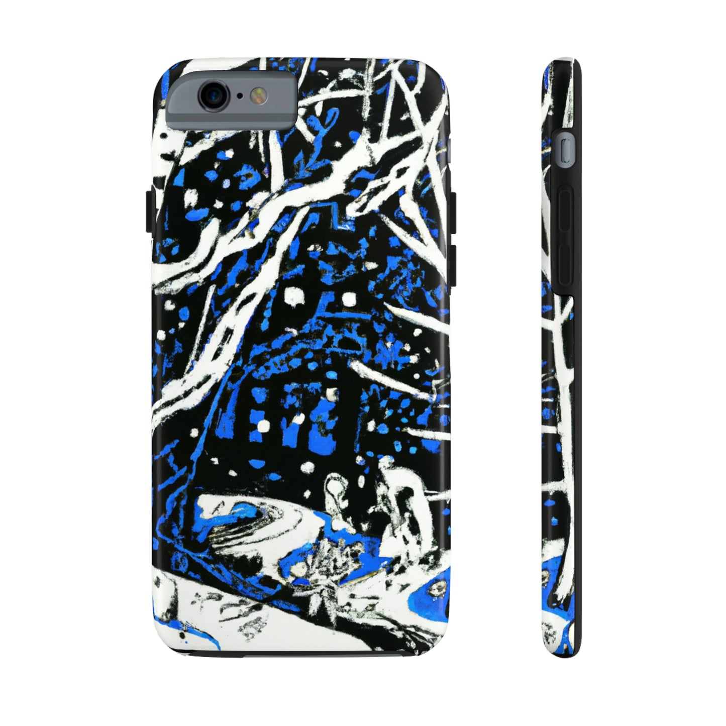 Snowy Forest Night: A Fairytale Odyssey - The Alien Tough Phone Cases