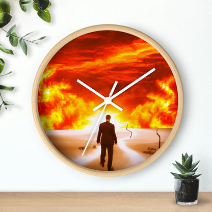 The Endless Desert Journey - The Alien Wall Clock