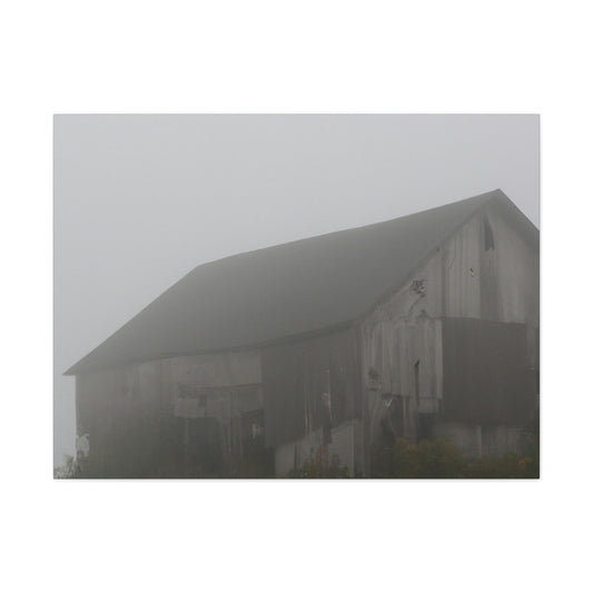 "Fog-Shrouded Barn" - The Alien Canva