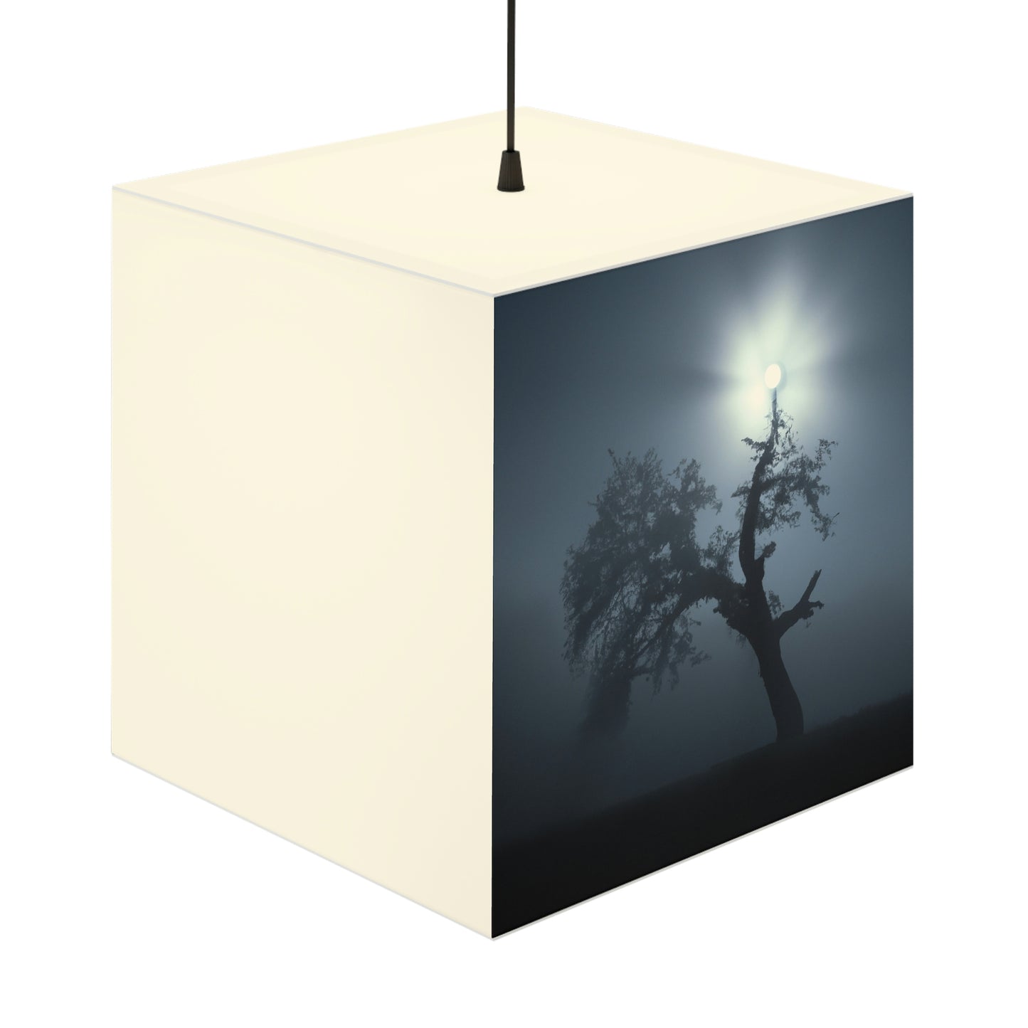 "A Shining Sentinel in the Mist” - The Alien Light Cube Lamp