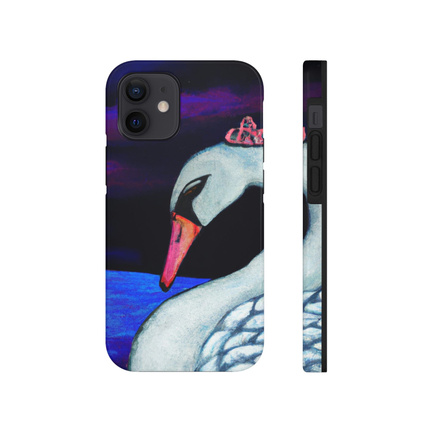 "A Swan's Lament: The Widwed Heavens" - Die Alien Tough Phone Cases