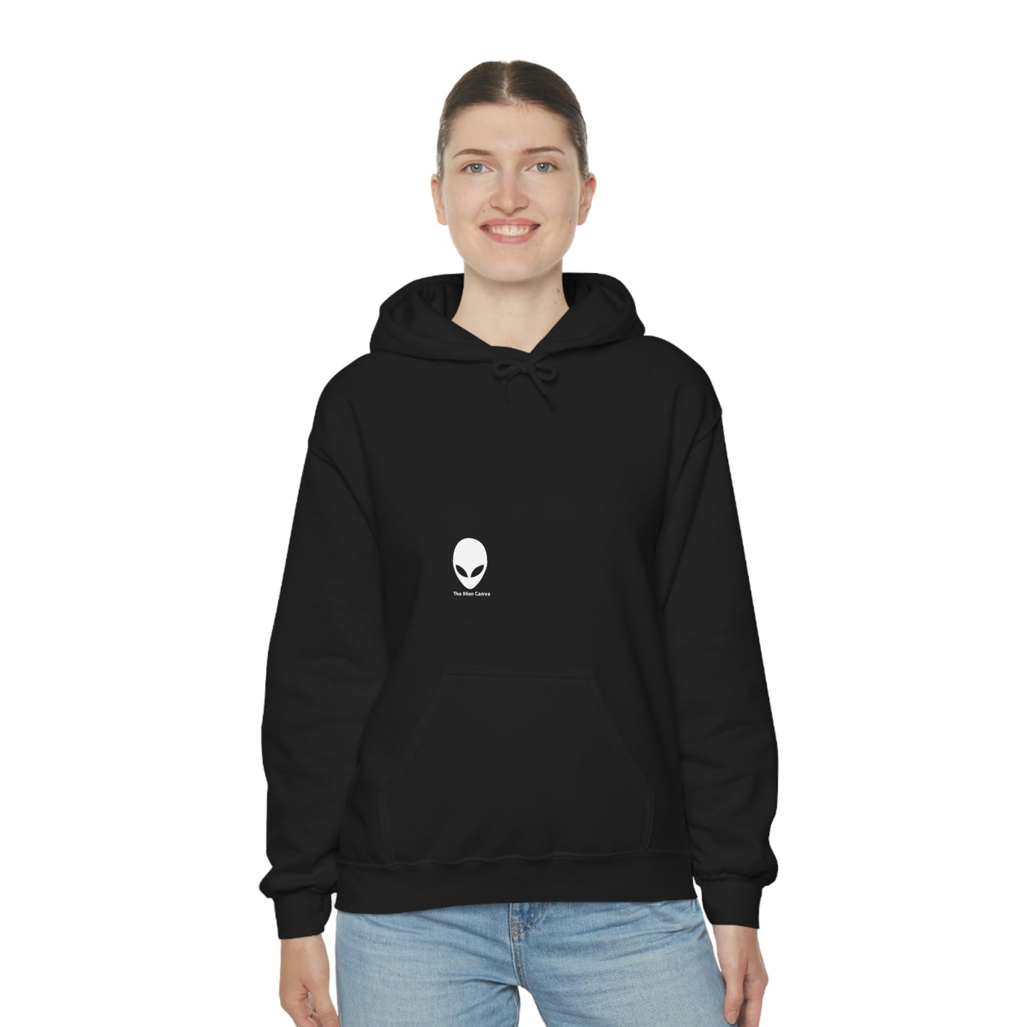 "Ghostly Haze: The Forgotten City". - The Alien Unisex Hoodie