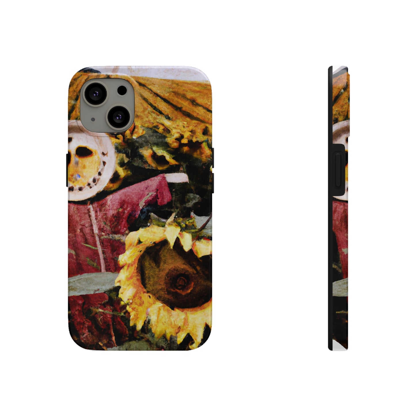 "Centinela solitaria del campo de girasoles" - Las fundas para teléfonos Alien Tough