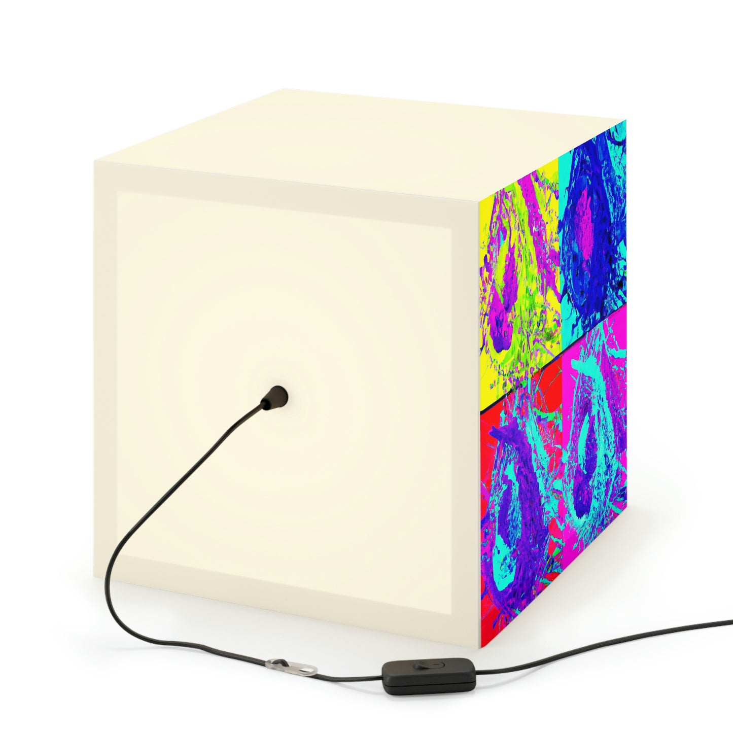 "A Rainbow of Feathered Friends" - The Alien Light Cube Lamp