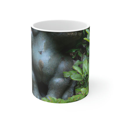 "Guardian of the Secret Garden" - The Alien Ceramic Mug 11 oz