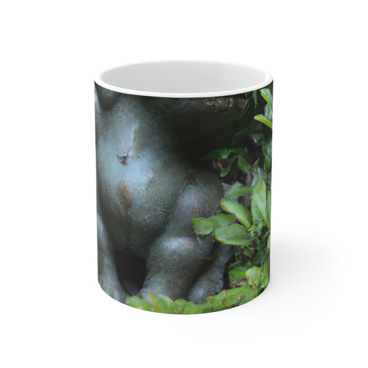 "Guardian of the Secret Garden" - Der Alien-Keramikbecher 11 oz