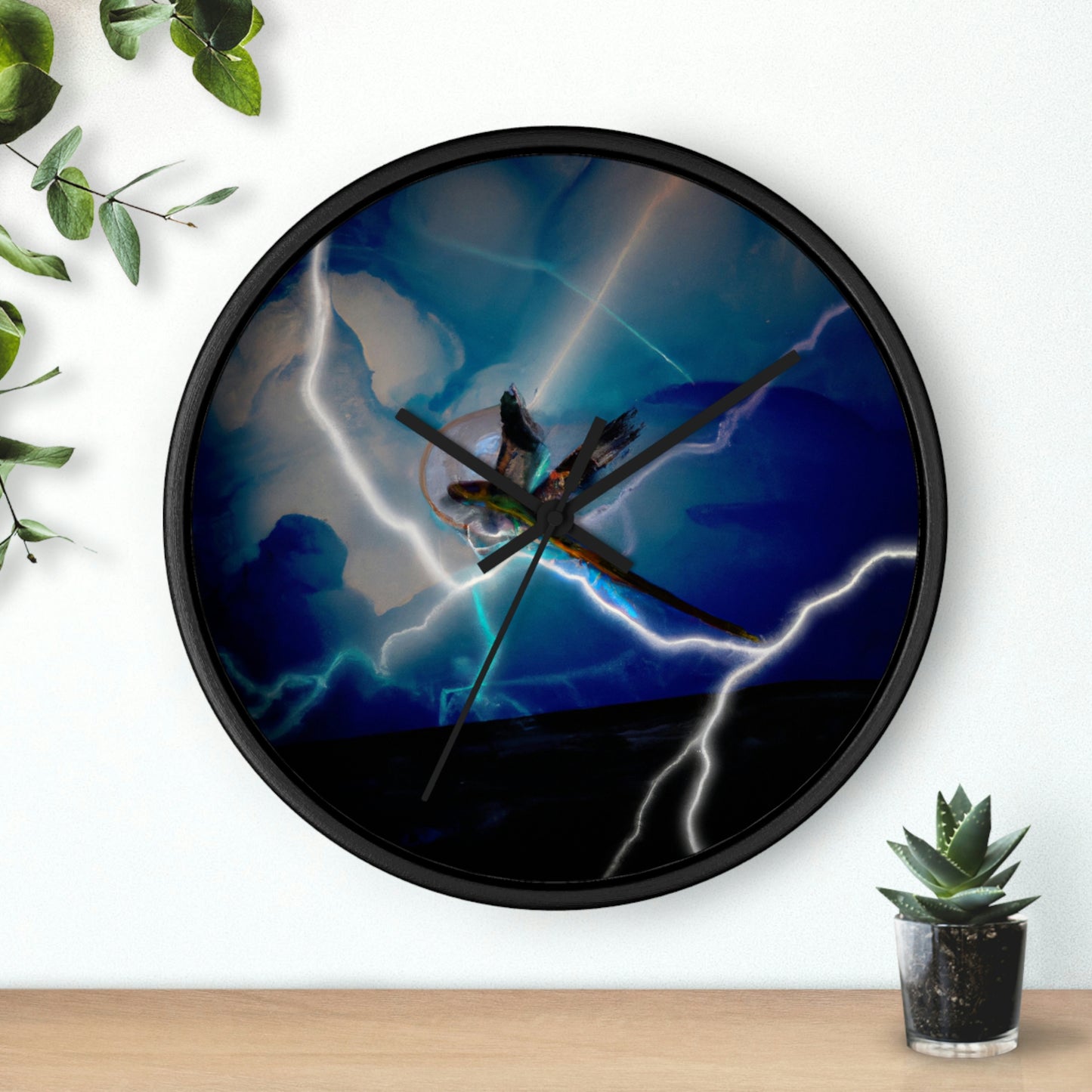 "Draco in the Tempest" - The Alien Wall Clock