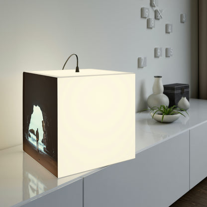 "The Hidden Cave of the Beach" - The Alien Light Cube Lamp