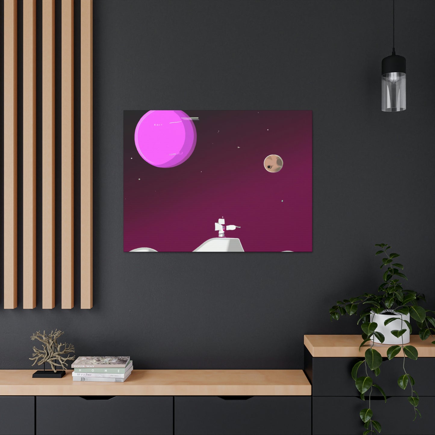 "Una odisea lunar: explorando otro mundo" - The Alien Canva