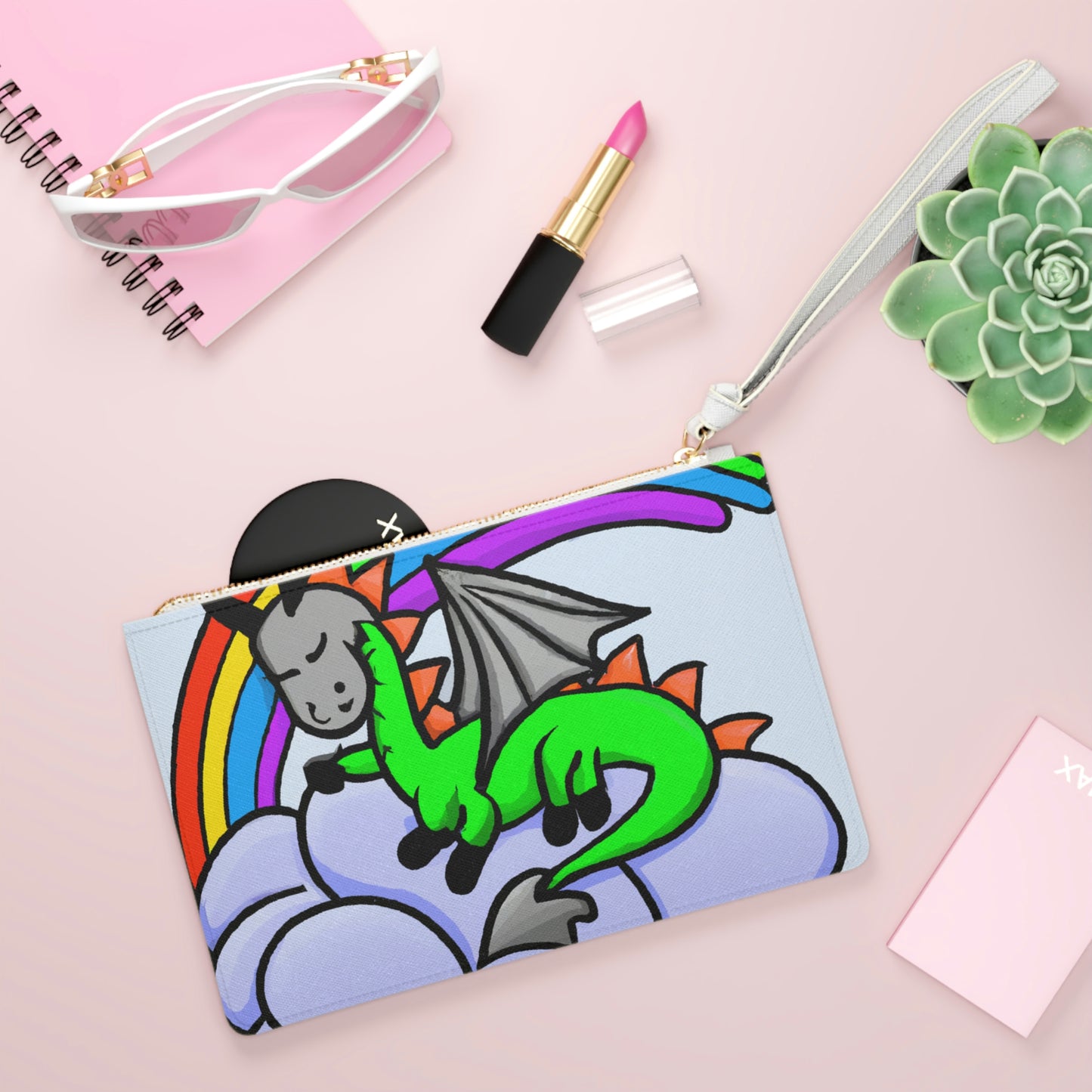 "A Dreamy Dragon's Nap" - The Alien Clutch Bag