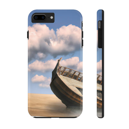 "Ein treibendes Boot: Das verlorene Erbe des Meeres." - Die Alien Tough Phone Cases