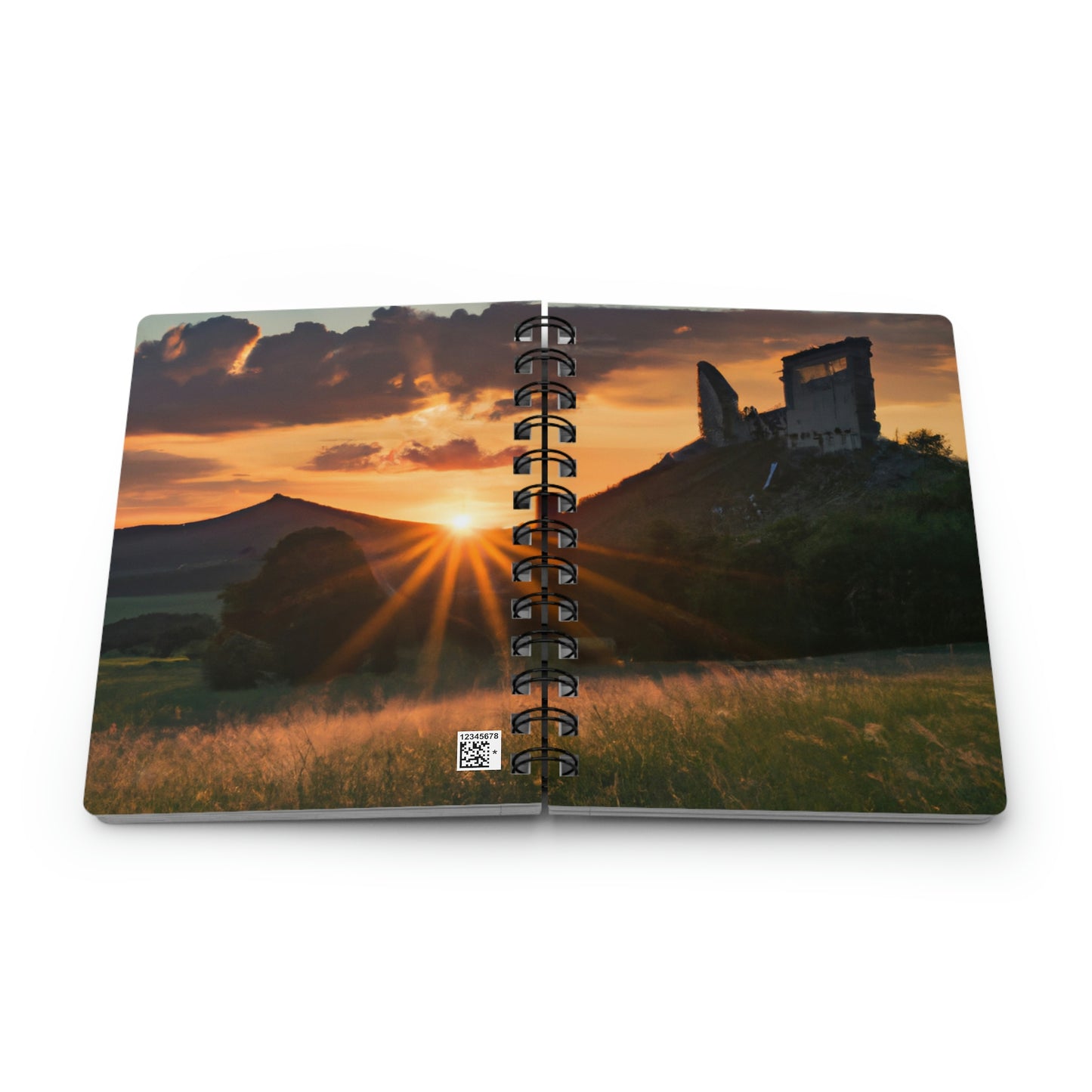 "Enchanted Evening at an Abandoned Castle" - The Alien Spiral Bound Journal