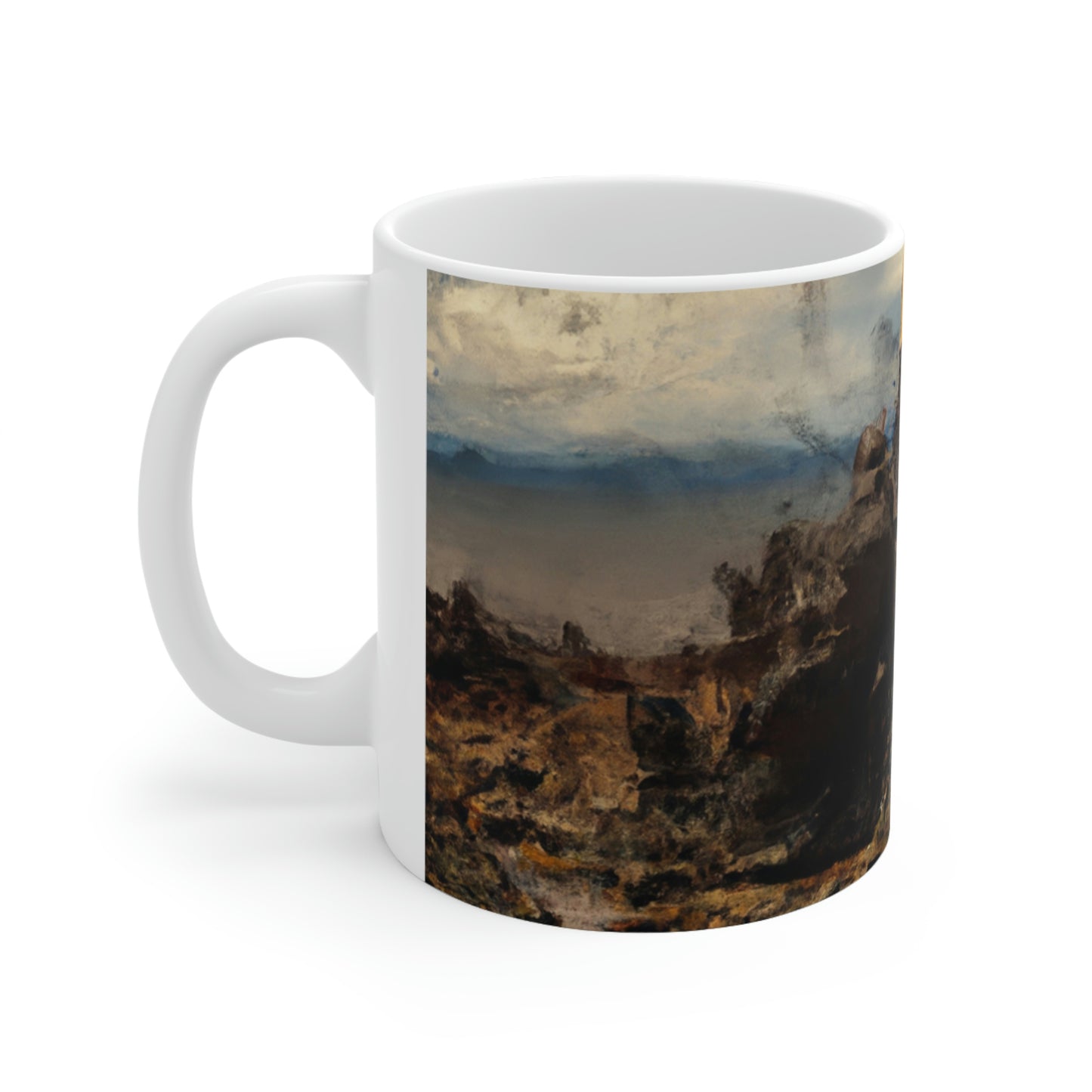 "Lonely Beacon on the Shore" - Taza de cerámica The Alien 11 oz