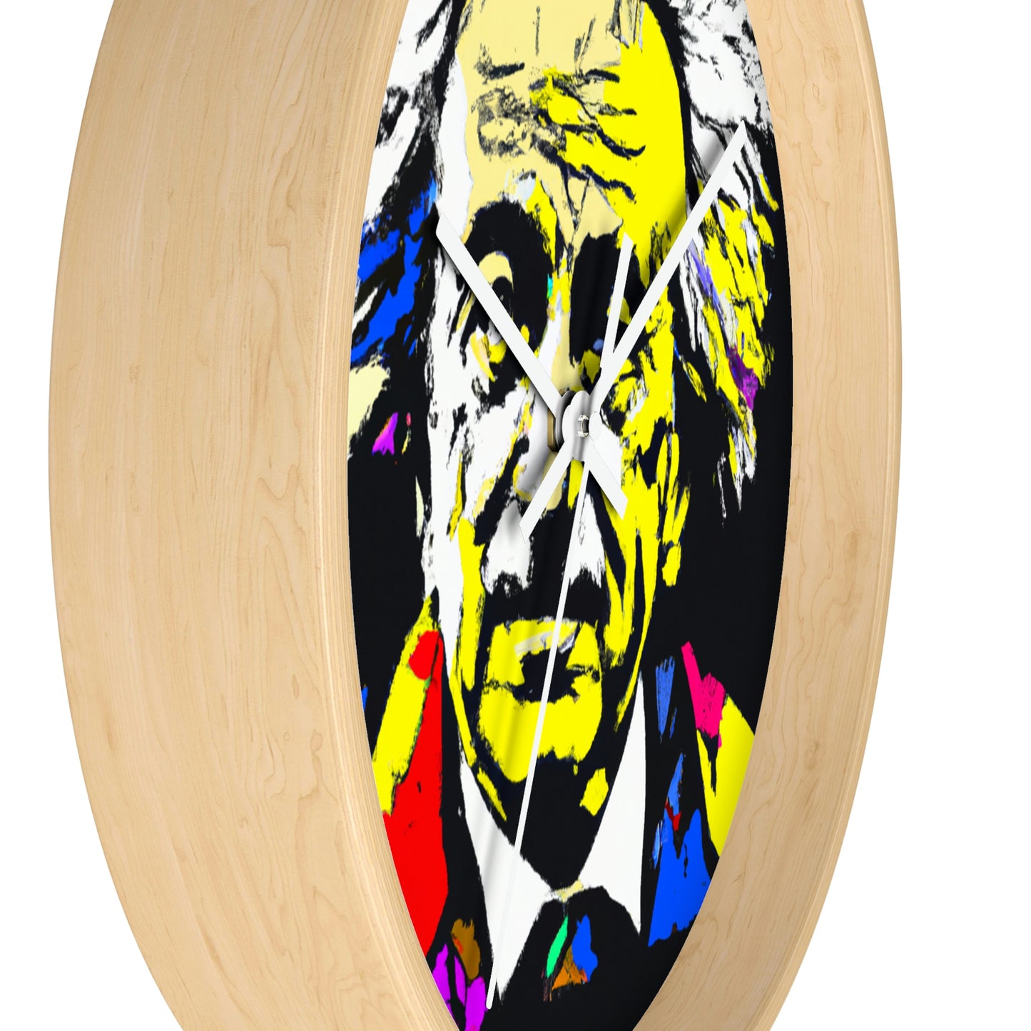 "Albert Einstein: A Pop Art Portrait" - The Alien Wall Clock