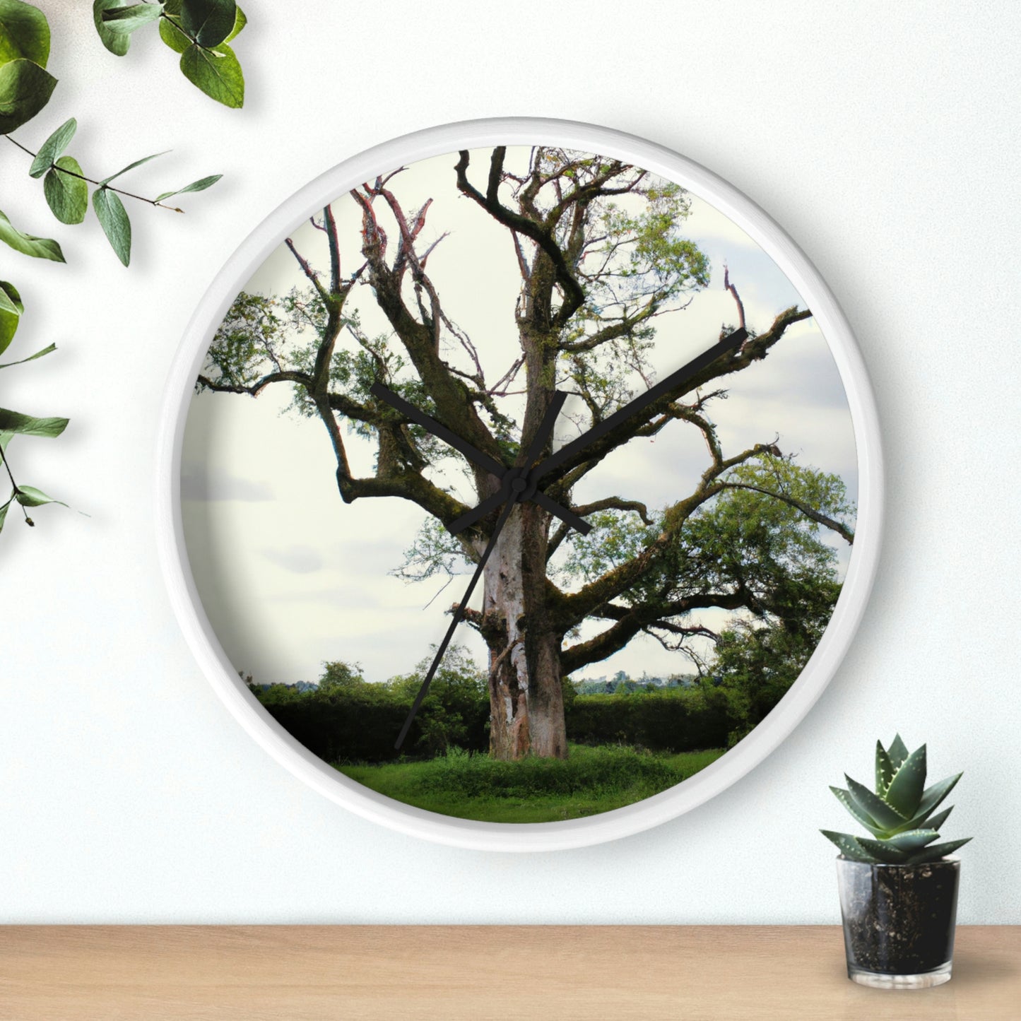 "The Ancient Tree in the Forgotten Meadow" - The Alien Wall Clock