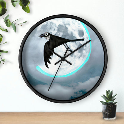 "Lunar Plunge" - The Alien Wall Clock