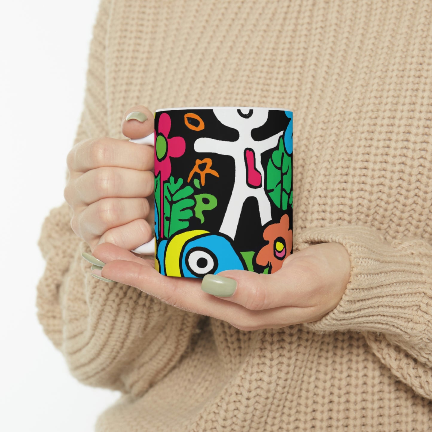 The Enchanted Garden of Wonders. - The Alien Ceramic Mug 11 oz