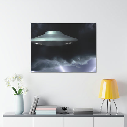 "Stormy Encounter" - The Alien Canva